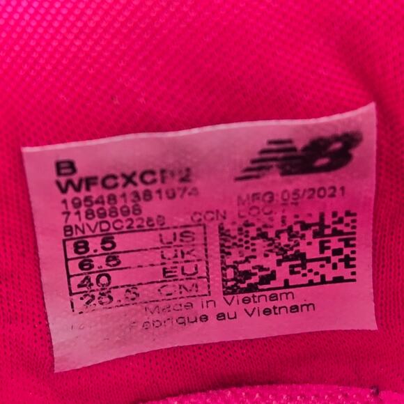 New Balance FuelCell Rebel v2 Pale Blue Pink Athletic Running Shoe Womens 8.5 B - Picture 14 of 14